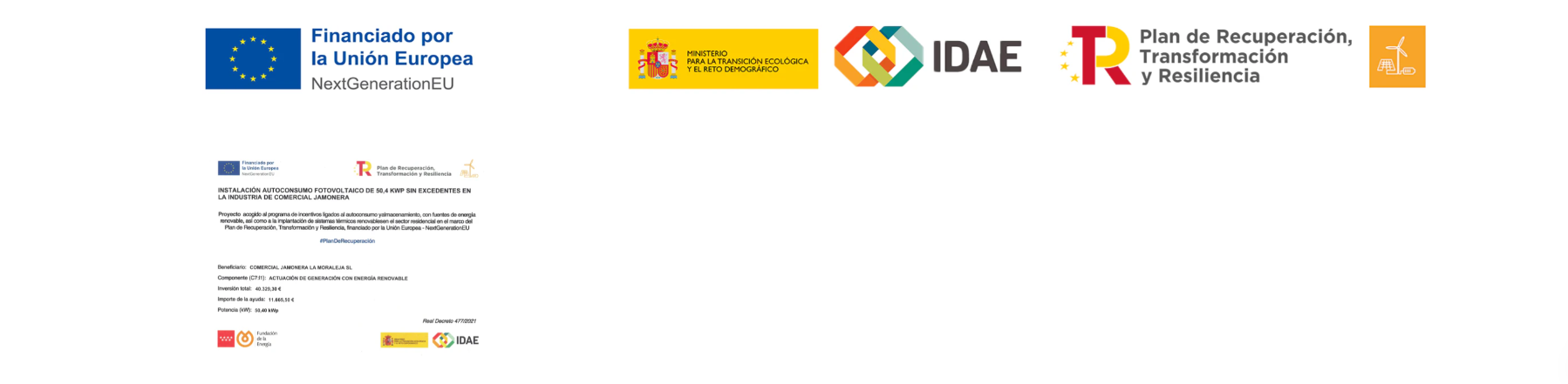 Plan de Recuperación y Resiliencia